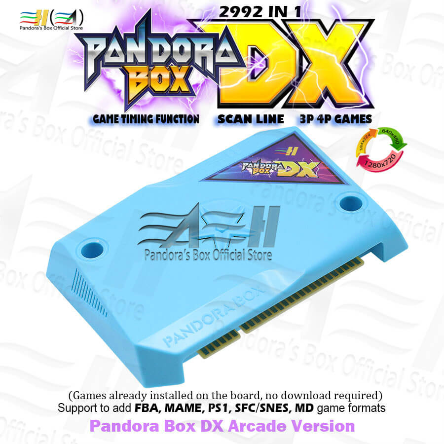 DX DUAL 3000 Horizontal 516 Vertical Games Jamma board | Pandoras Toy Box
