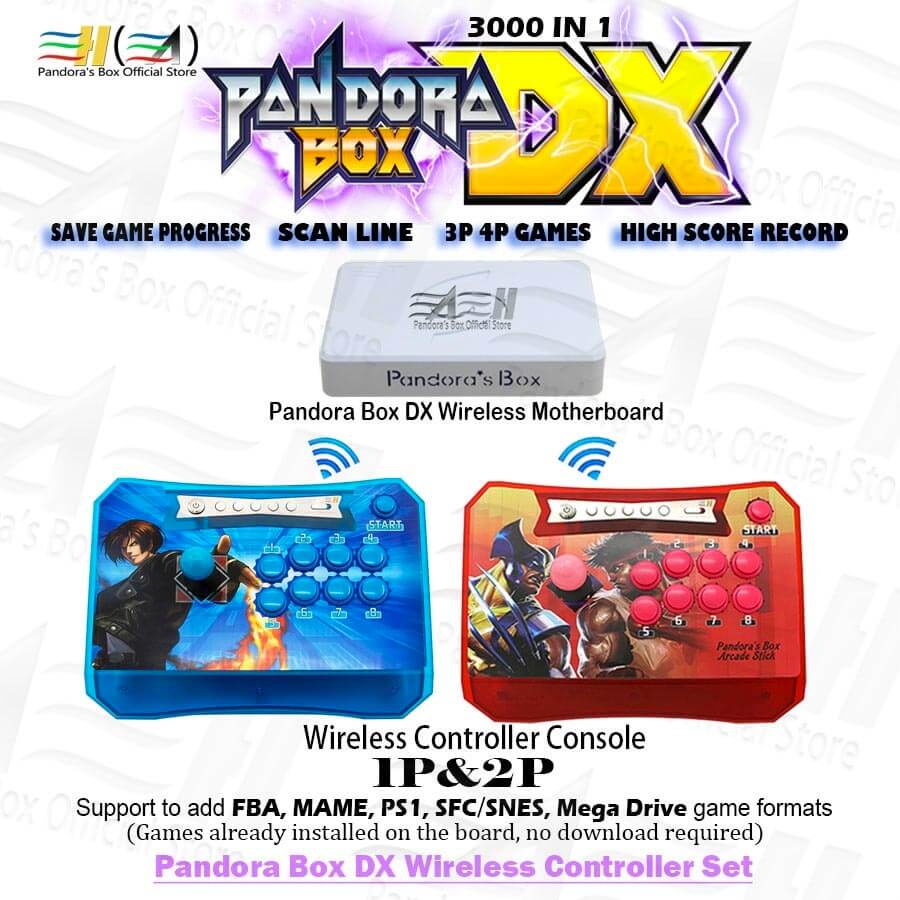risico Koning Lear virtueel Pandora's Box Wireless Arcade Stick Console | Pandoras Toy Box